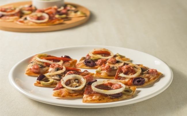 Pizzetas de chorizo y salame